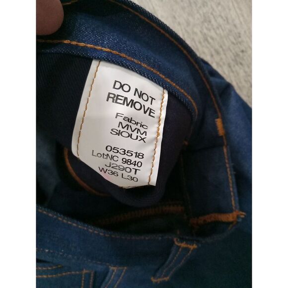 Tyndale FR Jeans Men 36x30 Blue FLF 800 15 CAL CAT 2 NFPA 2112 USA Made Workwear - Picture 6 of 9